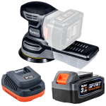 מלטשת 18V | סוללה 3AH + מטען | 100502-001 | HUNTER