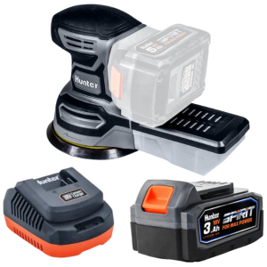 מלטשת 18V | סוללה 3AH + מטען | 100502-001 | HUNTER